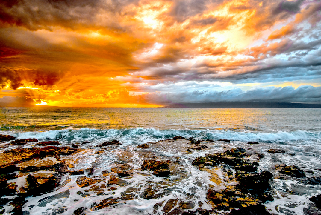 Sunset Over Maui